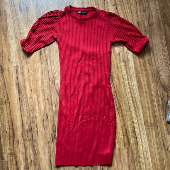 Zara dress, red, small - Picture 1 of 2